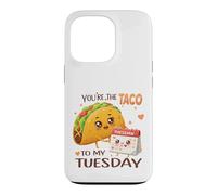 Carcasa para iPhone 13 Pro Bonito diseño gastronómico de You'Re The Taco To My Tuesday