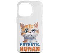 Carcasa para iPhone 13 Pro Bonito gráfico Humano patético de Gato