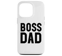Carcasa para iPhone 13 Pro Boss Dad Men Dad Boss Hombre Papa Bossy Daddy Boss Father