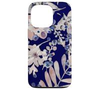 Carcasa para iPhone 13 Pro Botánico Midnight Indigo Eucalyptus & Blueberry
