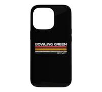 Carcasa para iPhone 13 Pro Bowling Green Kentucky Vintage Rayas Diseño