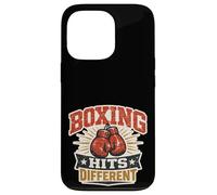 Carcasa para iPhone 13 Pro Boxing Hits Different Vintage