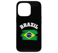 Carcasa para iPhone 13 Pro Brazil National Flag Country Pride Roots Vintage Gift