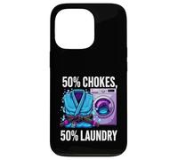 Carcasa para iPhone 13 Pro Brazilian Jiu Jitsu 50% Chokes 50% Laundry BJJ