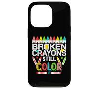 Carcasa para iPhone 13 Pro Broken Crayons Still Color Mental Health Awareness Men Women