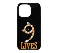 Carcasa para iPhone 13 Pro Bufanda con Orejas de Gato Cat Nine Lives