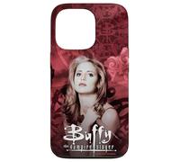 Carcasa para iPhone 13 Pro Buffy with Stake Portrait Red Gothic Background TV Show