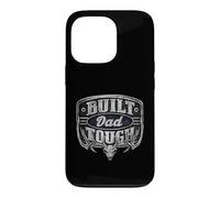 Carcasa para iPhone 13 Pro Built Dad Tough American Funny 4th of July