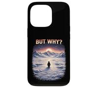 Carcasa para iPhone 13 Pro But Why Funny Nihilist Penguin Existential Dread Nihilist