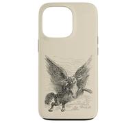 Carcasa para iPhone 13 Pro Caacrinolaas Un Perro Demonio con alas de Griffin
