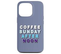 Carcasa para iPhone 13 Pro Café Sunday Afternoon café Domingo por la Tarde y Pastel