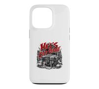Carcasa para iPhone 13 Pro Calavera vikinga de Terror nórdico Hell's Cold Viking Storage