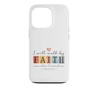 Carcasa para iPhone 13 Pro Caminaré por Faith Christian Bible Verse Design