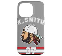 Carcasa para iPhone 13 Pro Camiseta de Kevin Smith VASHL Street Hockey League, Equipo 37 Hawks