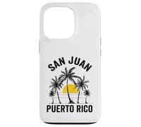 Carcasa para iPhone 13 Pro Camiseta de Recuerdo de Playa de San Juan Puerto Rico 2025 Vacaciones