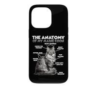 Carcasa para iPhone 13 Pro Camiseta Divertida del Coon de Maine | Anatomía del Maine