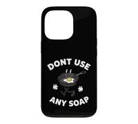 Carcasa para iPhone 13 Pro Cast Iron Skillet Funny Dont Use Any Soap Retro Pan