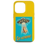 Carcasa para iPhone 13 Pro Cat-astrophe! - Póster de la película Vintage Retro de platillo Volador OVNI