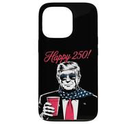 Carcasa para iPhone 13 Pro Celebración Divertida de Trump Happy 250!