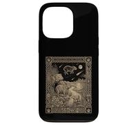 Carcasa para iPhone 13 Pro Celestial Capibara Tarot Carta Zodiaco Oculto
