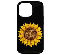 Carcasa para iPhone 13 Pro Cheetah Leopard Print Girasol Floral Verano Estética