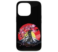 Carcasa para iPhone 13 Pro Cherry Blossom Fighter Fujuyama Sunset Japanese Samurai