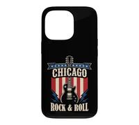 Carcasa para iPhone 13 Pro Chicago Rock and Roll Music City Gráfico