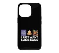 Carcasa para iPhone 13 Pro Chicken Farmer I Just Want Some Eggs