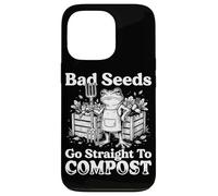 Carcasa para iPhone 13 Pro Chiste humorístico de Rana de jardinería