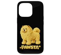 Carcasa para iPhone 13 Pro Chow Chow Spaghetti Fideos Comida Italiana Cachorro Am