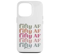 Carcasa para iPhone 13 Pro Cincuenta AF Hombres Mujeres Adjetivos Favoritos Divertidas Palabras atrevidas