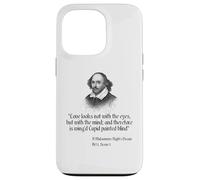 Carcasa para iPhone 13 Pro Cita de Shakespeare - El Amor no se ve con los Ojos