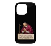 Carcasa para iPhone 13 Pro Cita inspiradora de San Alfonso Liguori Trust God