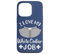 Carcasa para iPhone 13 Pro Cita Pastor I Love My White Collar Job Christian Believer