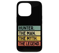 Carcasa para iPhone 13 Pro Cita Personalizada Divertida de Hunter The Man The Myth The Legend