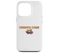 Carcasa para iPhone 13 Pro 【Code DE CROUTO】 Herramienta de Ilustración de AI Agente de IA Ejecución Binario Hacker Dot Gake GPT