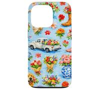 Carcasa para iPhone 13 Pro Collage Floral BootSpring Summer Coquette Estética Preppy