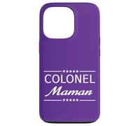 Carcasa para iPhone 13 Pro Colonel Maman Femme Militaire Humour Mère Obéir Discipline