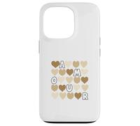 Carcasa para iPhone 13 Pro Color Bronceado deletrea el Amor Tan Graphic