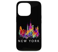 Carcasa para iPhone 13 Pro Colorful New York City with Splash Colors, New York City