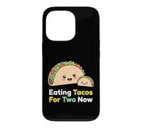 Carcasa para iPhone 13 Pro Comer Tacos para Dos Ahora Mamá Embarazada Esperando Bebé