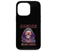 Carcasa para iPhone 13 Pro Comic Collector Lector de novelas gráficas Cita Divertida