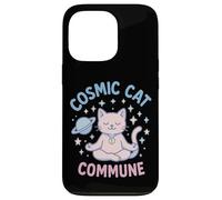 Carcasa para iPhone 13 Pro Comuna Cosmic Cat - Gatito meditando