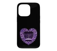 Carcasa para iPhone 13 Pro Conciencia de la Demencia Nadie Lucha Solo Purple Family