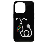 Carcasa para iPhone 13 Pro Concientización sobre el Autismo Médicos RNs LPNs Terapeutas Médicos Enfermeras
