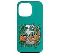 Carcasa para iPhone 13 Pro Cool Green Gnomes Go Luck Yourself Shamrock St Patricks Day