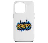 Carcasa para iPhone 13 Pro Cool Kyoto, Japón Graffiti Street Art Skyline