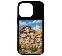Carcasa para iPhone 13 Pro Cool Mount Rushmore National Memorial USA Presedents Anime