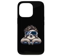 Carcasa para iPhone 13 Pro Cool Sloth VR Gamer Cartoon Relajación