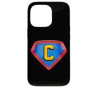 Carcasa para iPhone 13 Pro Cool Super C Alphabet Cute Initial Monogram Letter C Graphic